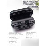 Wholesale True Wireless Stereo Headset Earbuds with IPX6 Waterproof and 2000mAh Power Bank Feature TWS-W2 (White)